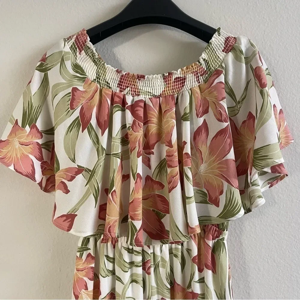 SHOW ME YOUR MUMU Hacienda Maxi Dress in Lily Lady Floral Size Small
